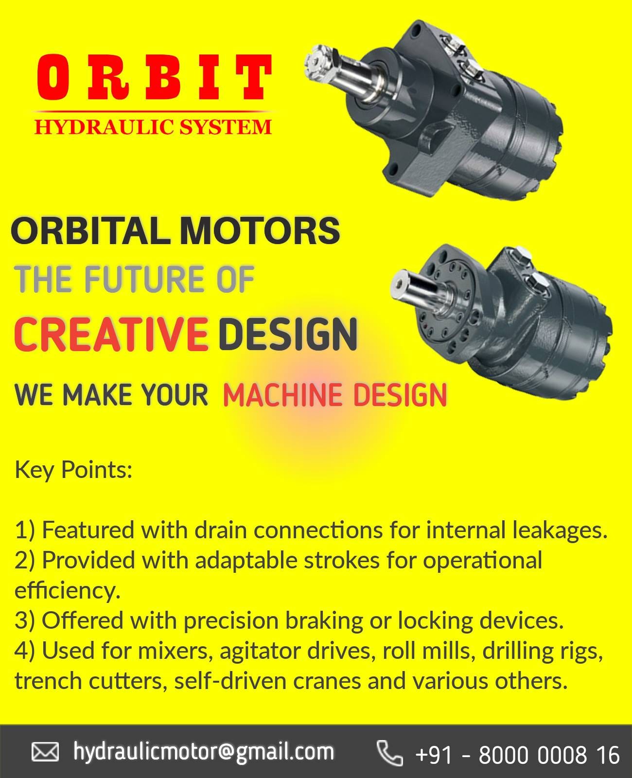 White Motor Impro Hydraulic Motor in India RE-530-and-531-Series-Motors-Repair-Instructions In Ahmedabad Mumbai Pune Chennai Jaipur Delhi Kolkata Vasai Thane Coimbatore India